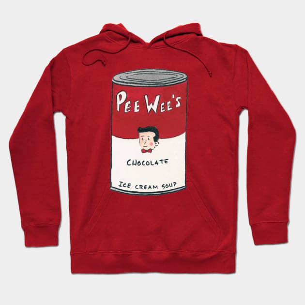 Pee Wee Ice Cream Hoodie by Purple lily studio